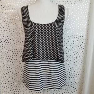 Anthropologie Meadow Rue "Throughway" Tiered Tank